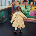 Load image into Gallery viewer, Porcelain Roller Skating Little Girl Dollhouse Doll with Leather Skates & Braids

