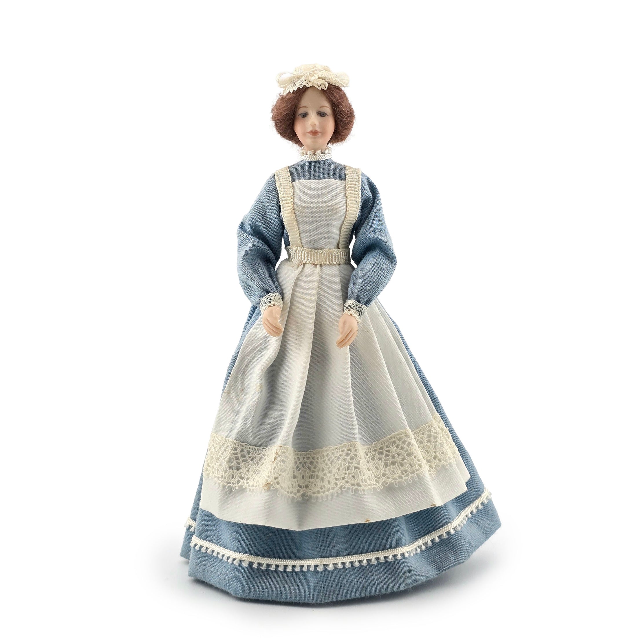 The Doll Lady OOAK Victorian Nanny Maid Servant Dollhouse Doll Signed
