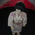 Load image into Gallery viewer, One OOAK porcelain Japanese Gentleman Doll in Floral Kimono by Maria Santos
