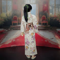 Load image into Gallery viewer, One OOAK porcelain Japanese Gentleman Doll in Floral Kimono by Maria Santos

