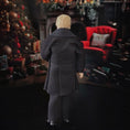 Load image into Gallery viewer, Vintage OOAK Porcelain Blonde Victorian Gentleman Man Doll in Black Wood Suit
