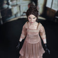 Load image into Gallery viewer, Hanna Kahl Hyland Rare Edwardian Style Carved Pear Wood Dollhouse Doll Lady on Platform
