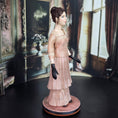 Load image into Gallery viewer, Hanna Kahl Hyland Rare Edwardian Style Carved Pear Wood Dollhouse Doll Lady on Platform
