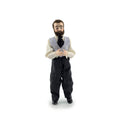 Load image into Gallery viewer, Porcelain Bearded Victorian Gentleman Dollhouse Doll Dad Father Wool Pants
