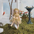 Load image into Gallery viewer, OOAK Whimsical Porcelain Fairy Child Dollhouse Doll with Butterfly Wings
