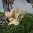 Load image into Gallery viewer, OOAK Porcelain Woodland Fairy Woman Dollhouse Doll Golden Leafy Wings & Flowers
