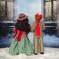 Load image into Gallery viewer, RARE Marcia Backstrom Signed Christmas Carolers Dolls Pair 1989 Early Clay Work
