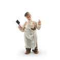 Load image into Gallery viewer, Gudrun Kolenda OOAK Clay Chubby Butcher Man Dollhouse Character with Cleaver
