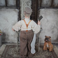 Load image into Gallery viewer, Gudrun Kolenda OOAK Clay Chubby Butcher Man Dollhouse Character with Cleaver
