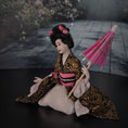 Load image into Gallery viewer, Tish Tierney IGMA OOAK Japanese Madori Seated Geisha Dollhouse Doll Signed
