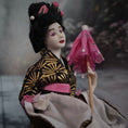 Load image into Gallery viewer, Tish Tierney IGMA OOAK Japanese Madori Seated Geisha Dollhouse Doll Signed
