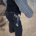 Load image into Gallery viewer, OOAK Cowboy Gentleman Doll Porcelain Western Man w Dueling Pistols 1:12
