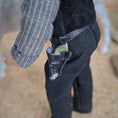 Load image into Gallery viewer, OOAK Cowboy Gentleman Doll Porcelain Western Man w Dueling Pistols 1:12
