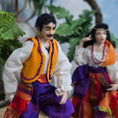 Load image into Gallery viewer, Tish Tierney Bohemian Pirate or Gypsy Man Porcelain Character Dollhouse Doll 1:12
