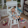 Load image into Gallery viewer, Messy Toddler Baby Boy Eating Realistic Clay Miniature Doll with Bib OOAK
