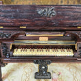 Load image into Gallery viewer, George Becker OOAK Victorian Square Piano Miniature “Jeweled Piano” Replica (1982)

