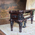 Load image into Gallery viewer, George Becker OOAK Victorian Square Piano Miniature “Jeweled Piano” Replica (1982)
