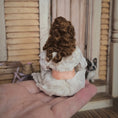 Load image into Gallery viewer, Marcia Backstrom Edwardian Seated Lady Doll in Antique Lace Gown, Quiet Seated Pose

