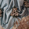 Load image into Gallery viewer, Stacy Hofman Victorian Porcelain Dollhouse Doll Lady with Blue Silk Ball Gown
