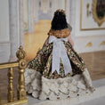 Load image into Gallery viewer, Autumn Floral Victorian Lady Dollhouse Doll Caramel Complexion Attributed Stacy Hofman
