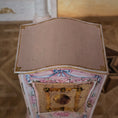 Load image into Gallery viewer, Milun Mini Furniture 24k Gold Rococo Wardrobe Armoire with Amber Inlays Poland
