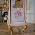 Load image into Gallery viewer, Milun Mini Furniture 24k Gold Rococo Wardrobe Armoire with Amber Inlays Poland
