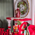 Load image into Gallery viewer, Old World Miniature Santa Figurine by Ann Anderson, back view
