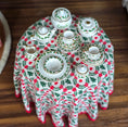 Load image into Gallery viewer, Painted 15-piece ceramic tea set with Christmas pattern 
