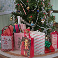 Load image into Gallery viewer, dollhouse miniature Christmas gift bags
