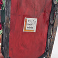 Load image into Gallery viewer, Signed underside of Sleeping miniature dollhouse santa in bed by Kris Compas of 1 inch minis
