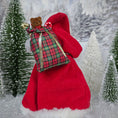 Load image into Gallery viewer, Porcelain Santa Claus Doll with Toys — Handcrafted 1:12 Scale Miniature in Velvet Robe
