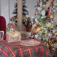 Load image into Gallery viewer, Vintage Holiday Sweets Pairing — Wooden Candy Platter & French Cookie Gift Box, on table
