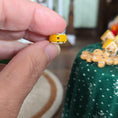Load image into Gallery viewer, Set of Miniature Gingerbread Men & Houses Hand-Painted Clay Christmas Sweets 1:12 Dollhouse Décor
