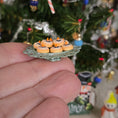 Load image into Gallery viewer, miniature dollhouse cookie platter held on fingers
