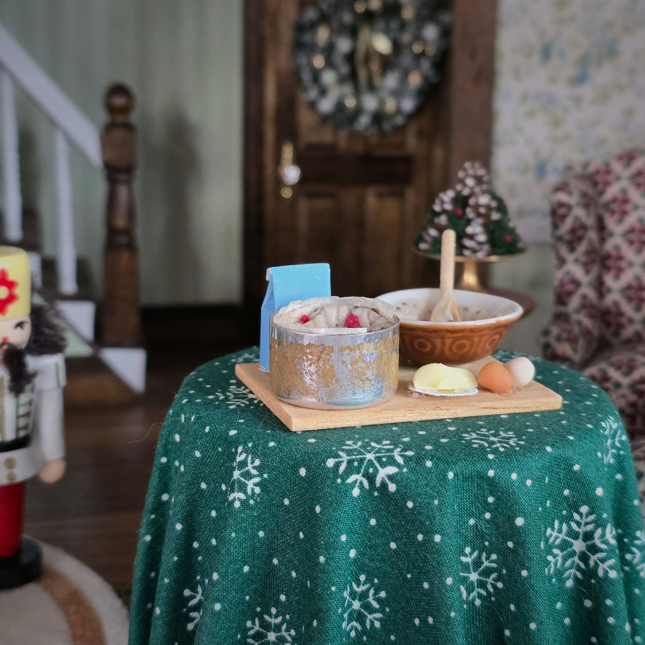 Christmas Baking Board Diorama