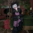 Load image into Gallery viewer, RESERVED FOR RICK: Marcia Backstrom OOAK Victorian Widow Mourning Old Woman Dollhouse Doll
