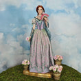 Load image into Gallery viewer, 1:6 Scale Elisa Fenoglio At the Ball Porcelain Art Doll with Stand and Flower Pots
