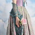 Load image into Gallery viewer, 1:6 Scale Elisa Fenoglio At the Ball Porcelain Art Doll with Stand and Flower Pots
