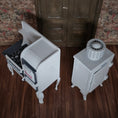 Load image into Gallery viewer, Retro Metal 1920s Roper Range Stove & GE Monitor Top Refrigerator Set

