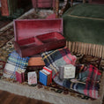 Load image into Gallery viewer, Artisan Dressed Traveler's Box Trunk Vignette with Books & Accessories
