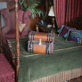 Load image into Gallery viewer, Signed Dome Top Steamer Trunk Handcrafted by Karen Penland 1992
