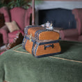 Load image into Gallery viewer, Signed Dome Top Steamer Trunk Handcrafted by Karen Penland 1992
