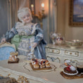 Load image into Gallery viewer, Artisan Miniature Dollhouse Shay Aaron Israel Realistic Pastries on Square Wooden Serving Board
