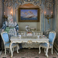 Load image into Gallery viewer, Vintage doll in an ornate room with decorative furniture and decor.
