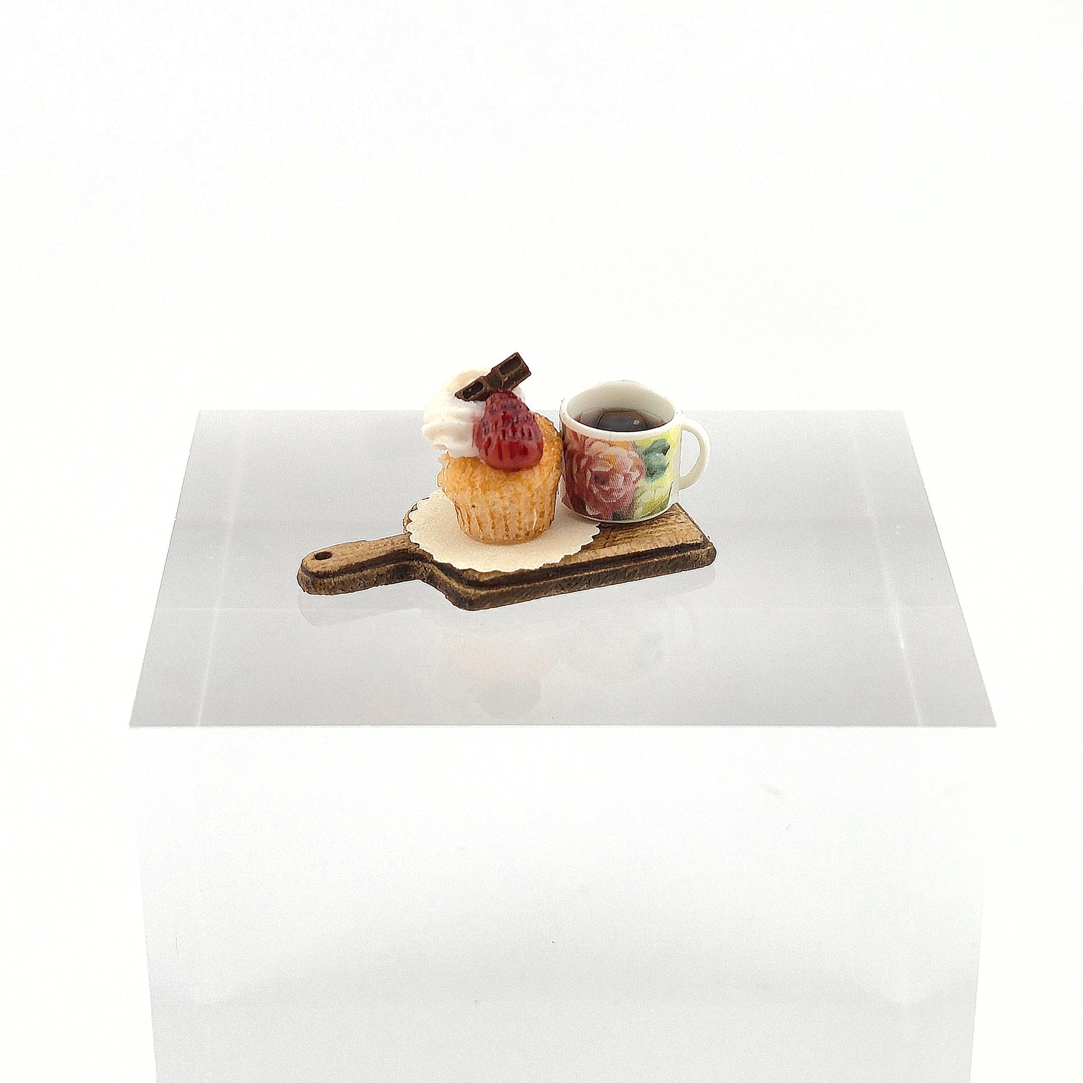coffee & cupcake serving board
