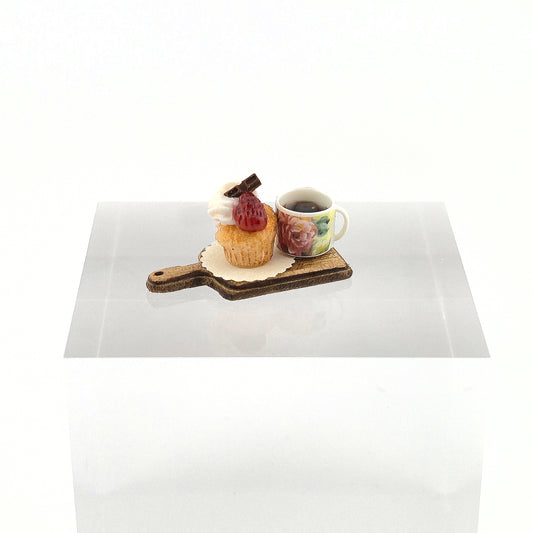 coffee & cupcake serving board