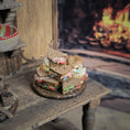 Load image into Gallery viewer, Stack of sandwiches on a wooden table with a rustic background
