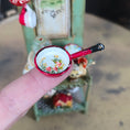 Load image into Gallery viewer, Aida Pravia Hand-Painted Dressed Kitchen Door Rooster Shelf Bench Diorama Spain
