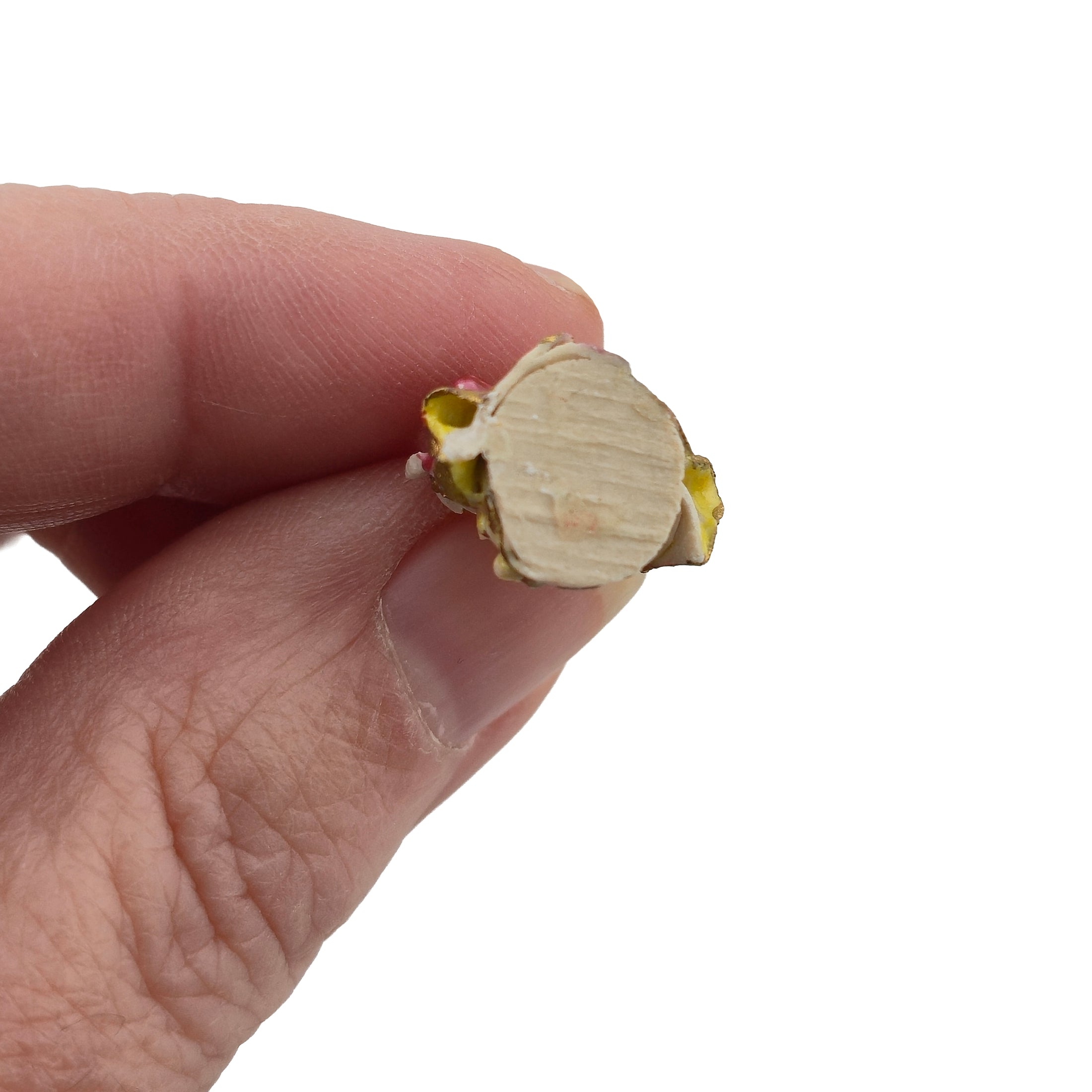Underside of figurine