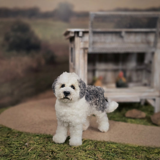 Takanashi Takumi Miniature Felted English Sheepdog Dog